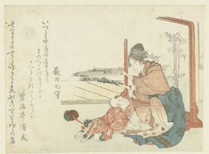 mujer jugando con un niño