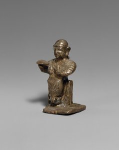 Mujer sentada, c. siglo XIV-XIII a.C. (plata) de Hittite