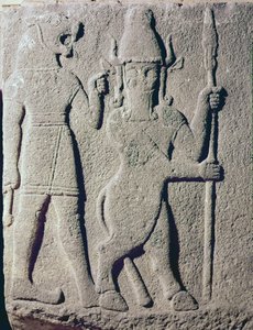 El dios hitita Uomi, Karkemish, siglo XI-IX a.C. de Hittite