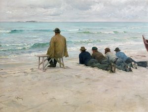 de guardia de Hjalmer Eilif Emanuel Peterssen