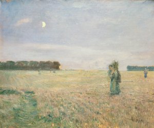 El final del día (óleo sobre lienzo) de Hjalmer Eilif Emanuel Peterssen