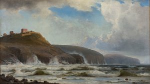 La costa al sur de Hammershus