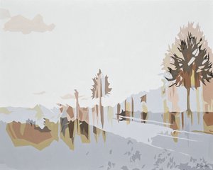 Mellow, 2024 (óleo sobre lienzo) de Holly Boruck