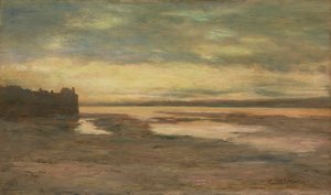 Tarde en el Támesis, ca. 1876 de Homer Dodge Martin