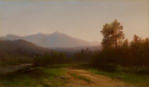 Paisaje del río Hudson de Homer Dodge Martin