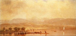 Mañana brumosa en el río Hudson de Homer Dodge Martin