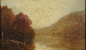 Escena fluvial, otoño de Homer Dodge Martin