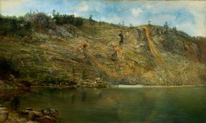La mina de hierro, Port Henry, Nueva York, ca. 1862