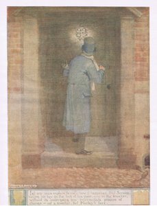 Que cualquiera me explique cómo es que teniendo Scrooge su llave en la cerradura de la puerta, no un aldabonazo bu la cara de Marley de Honor Charlotte Appleton