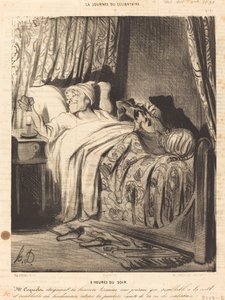 9 de la Noche de Honoré Daumier