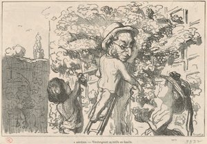 En Asnières de Honoré Daumier