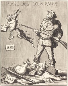 ¿A quién le toca? de Honoré Daumier