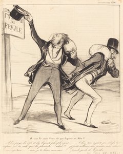 A todos los corazones bien nacidos que la patria es querida!!! de Honoré Daumier