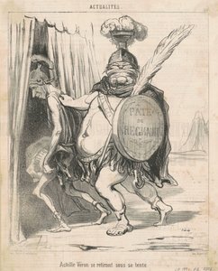 Achille Véron se retira a su tienda de Honoré Daumier