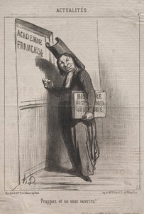 Actualidades (No. 41): ¡Llama y se te abrirá! de Honoré Daumier