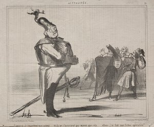 Actualidades (No. 71): ¿Por qué se llevan mi dinero...? de Honoré Daumier