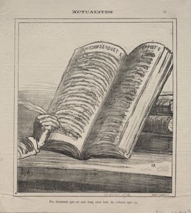 Actualidades (No. 77): No te asombres de que sea largo y con muchas correcciones de Honoré Daumier