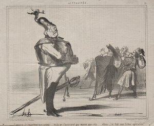 Actualidades No. 71: ¿Por qué se llevan mi dinero...? de Honoré Daumier