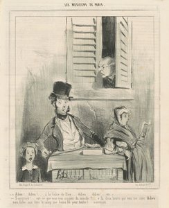 ¡Adiós! ... A la gracia de dios ... de Honoré Daumier