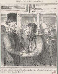 ¡Ah! Mi querido señor, permita... de Honoré Daumier