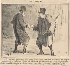 ¡Ah! Señor Gobinet, en qué tiempo... de Honoré Daumier