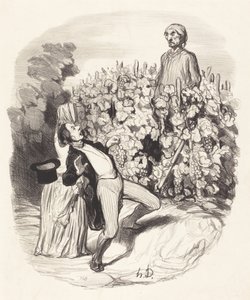 ¡Ah! ¡Saperlotte, creo que estamos atrapados! de Honoré Daumier