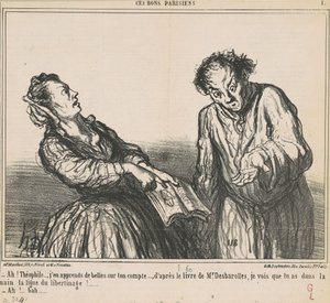 ¡Ah! Théophile... me entero de cosas... de Honoré Daumier