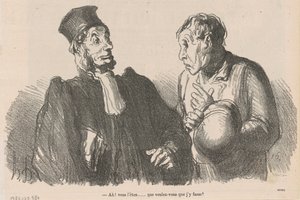¡Ah! Usted lo es... ¿qué quiere que...? de Honoré Daumier