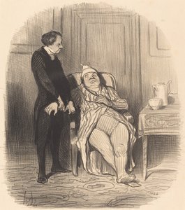 ¡Ah! doctor... creo... que soy tísico! de Honoré Daumier