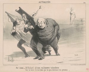 Aire conocido: ¡Oh! Richard, ¡Oh! Mi rey de Honoré Daumier