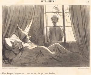 Vamos burgués, levántate rápido... de Honoré Daumier