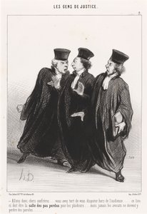 Allons donc, chers confrères... de Honoré Daumier