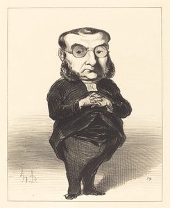 Ath. L. Charles Coquerel de Honoré Daumier