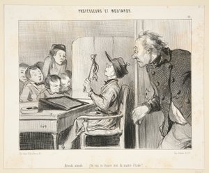 asiste de Honoré Daumier