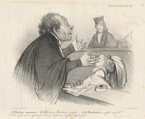 Au fait, maitre Barbotteau de Honoré Daumier