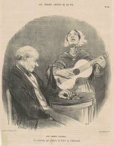 En los Campos Elíseos de Honoré Daumier