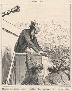 Buena ocasión para verificar... de Honoré Daumier
