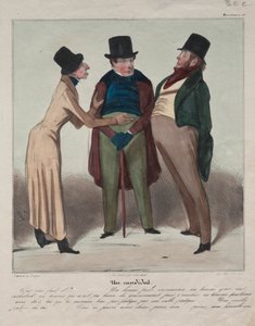 Caricaturana (Placa 48): Un candidato de Honoré Daumier