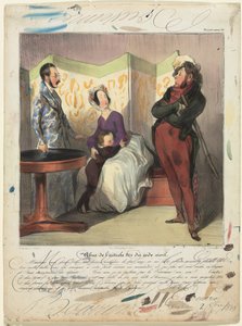 Caricaturana (plate 50): Breach of Civil Code Article 24 de Honoré Daumier