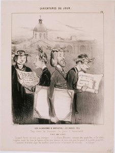 Caricaturas del Día- Las Ilusiones de los Artistas de Honoré Daumier