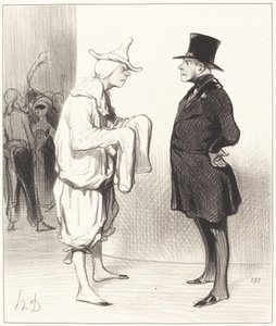 Zanahoria del volatinero de Honoré Daumier