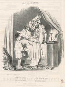 Esta mañana antes del amanecer de Honoré Daumier