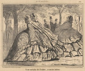 Ya no son mujeres, son globos de Honoré Daumier