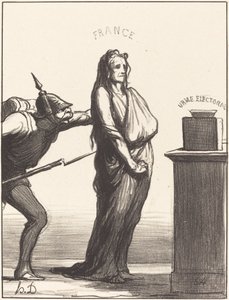 Lo que algunos periódicos llamarían... de Honoré Daumier