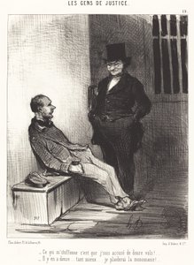Lo que me molesta es... ¡doce robos!... de Honoré Daumier