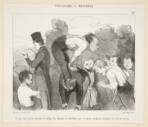 Lo que nos prueba que, desde la universidad de Honoré Daumier