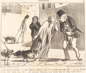 Estos pobres animales... no se reconocen... más... de Honoré Daumier