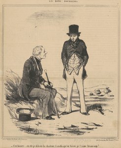 Es extraño... verano de Honoré Daumier