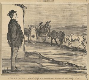 Tal vez sea bueno... de Honoré Daumier