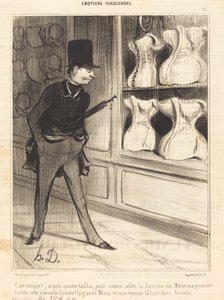 ¡Es único! He tomado cuatro tallas... de Honoré Daumier